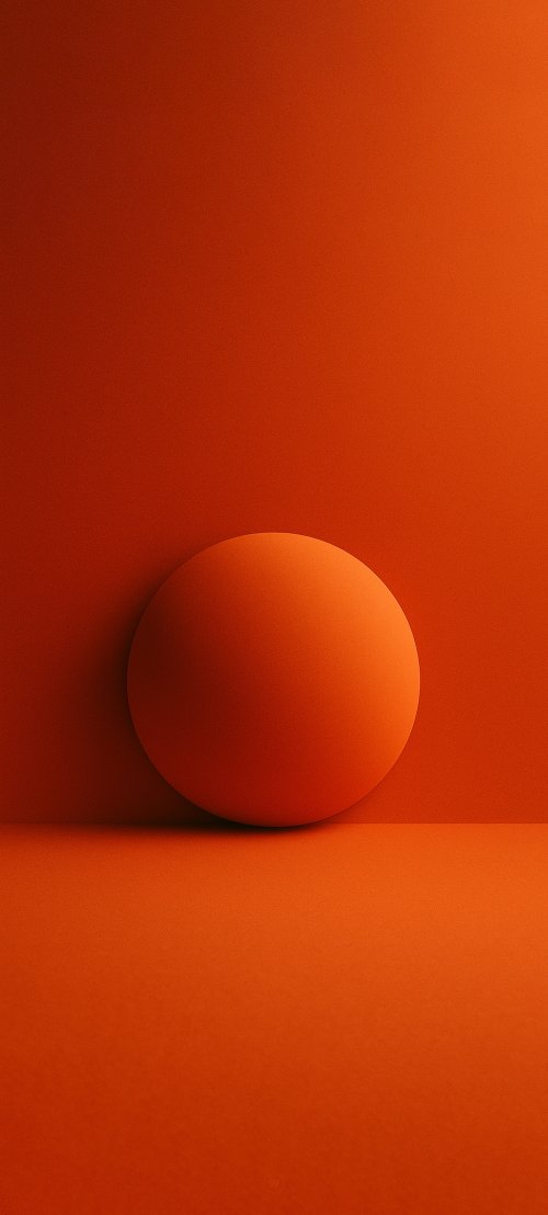 Minimalist Orange Sphere Wallpaper - Related StockWalls wallpaper