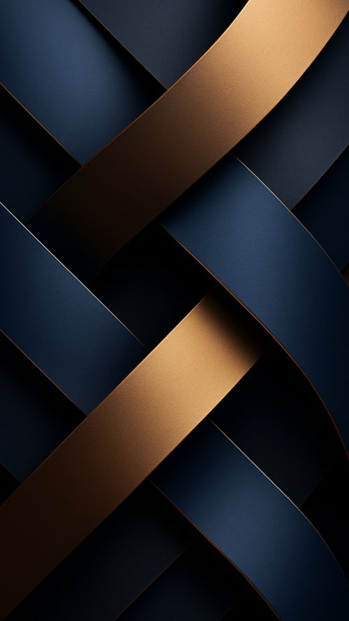 Elegant Gold Blue Weave - Related OpersCraft wallpaper