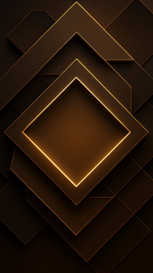 Golden Geometric Square Layers - Related OpersCraft wallpaper