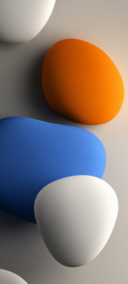 Colorful Abstract Pebble Shapes - Related StockWalls wallpaper