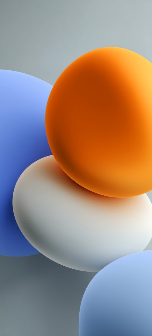 Abstract Colorful 3D Spheres