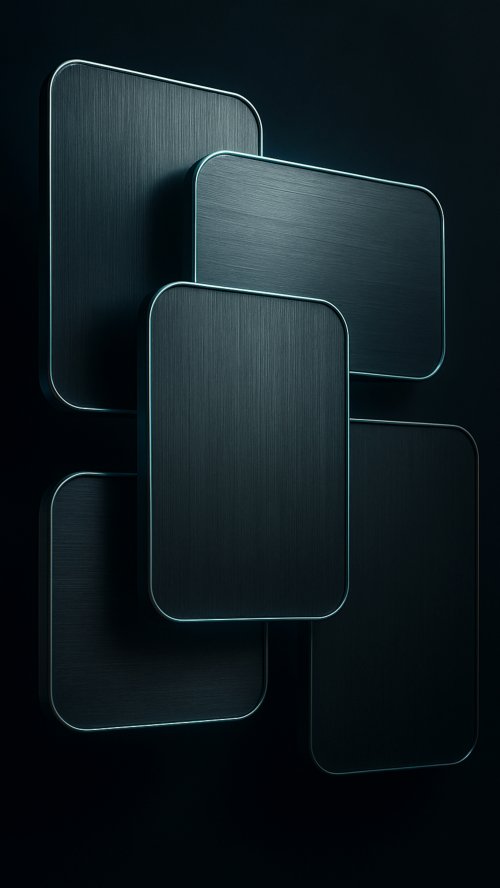 Dark Brushed Metal Panels - Related Darkify wallpaper