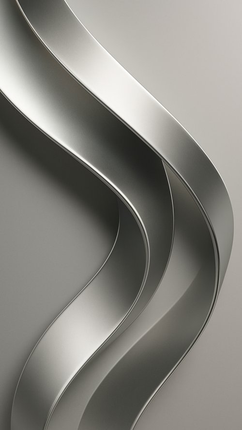 Elegant Silver Abstract Curves - Related StockWalls wallpaper