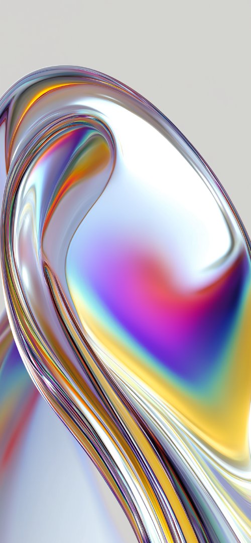 Iridescent Liquid Abstract Flow - Related OpersCraft wallpaper