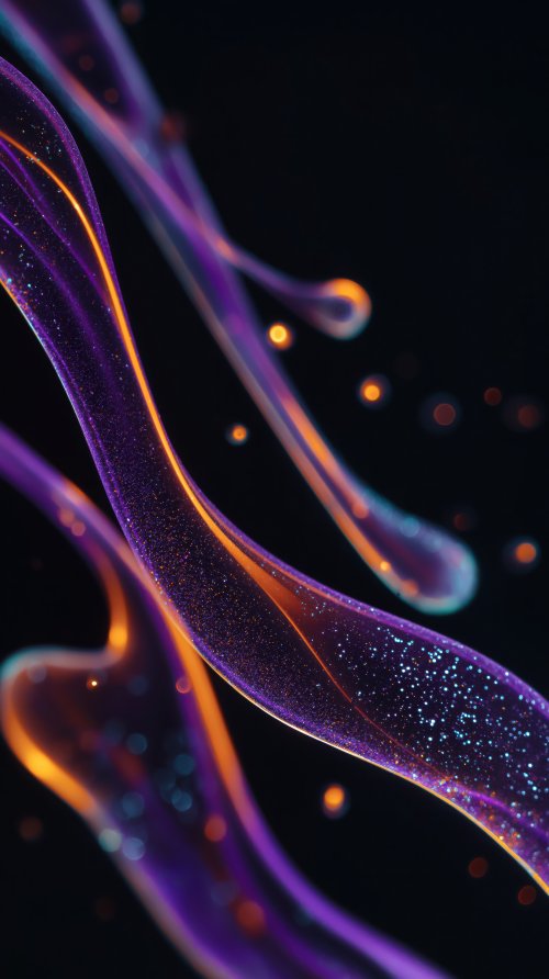 Glowing Neon Abstract Waves - Related OpersCraft wallpaper