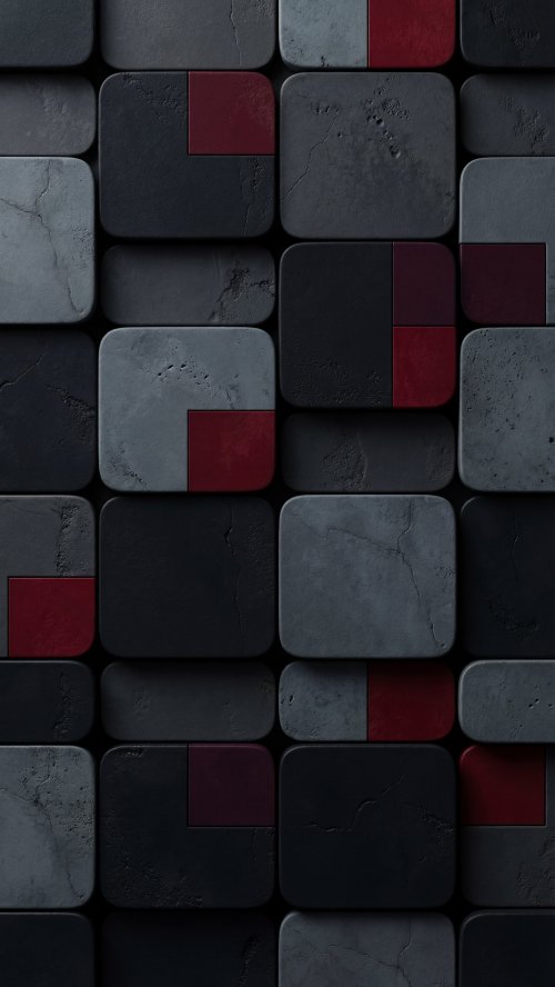 Dark Concrete Geometric Tiles - Related OpersCraft wallpaper