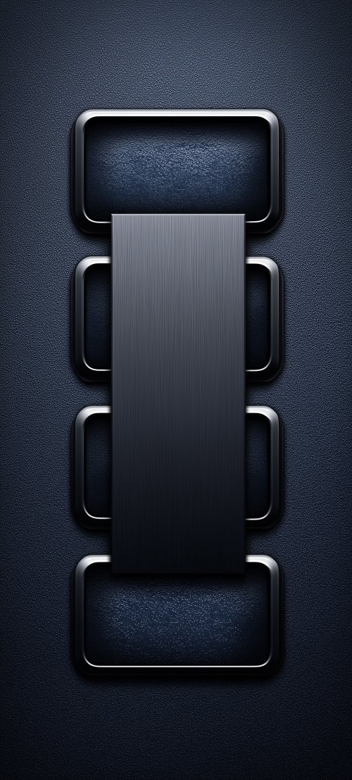 Dark Metallic Geometric Layers - Related Darkify wallpaper
