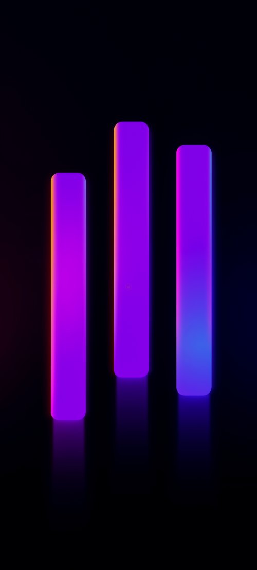 Neon Glowing Vertical Bars - Related Darkify wallpaper