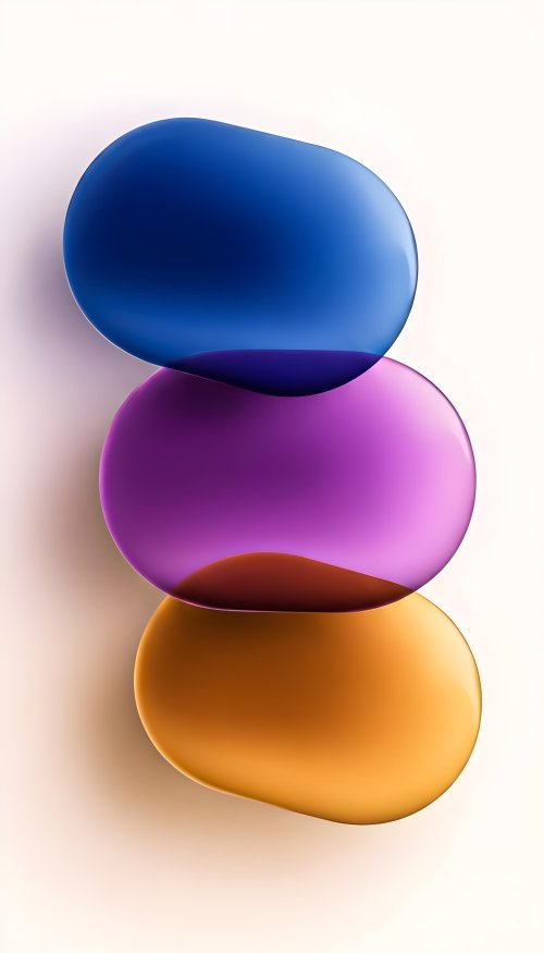 Colorful Glass Abstract Shapes - Related OpersCraft wallpaper