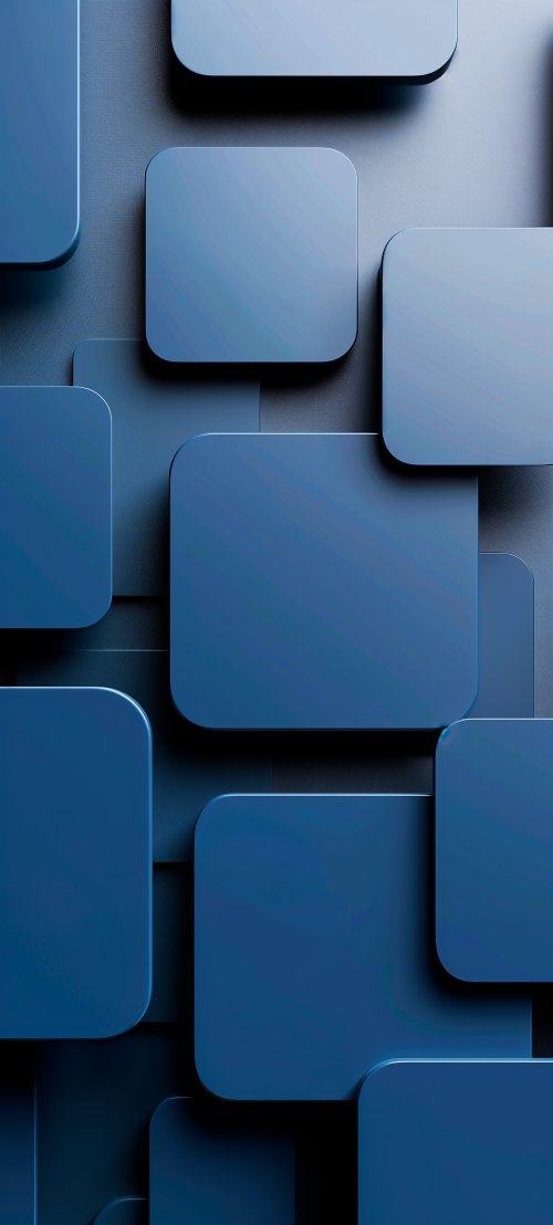 Blue Minimalist Geometric Squares - Related OpersCraft wallpaper