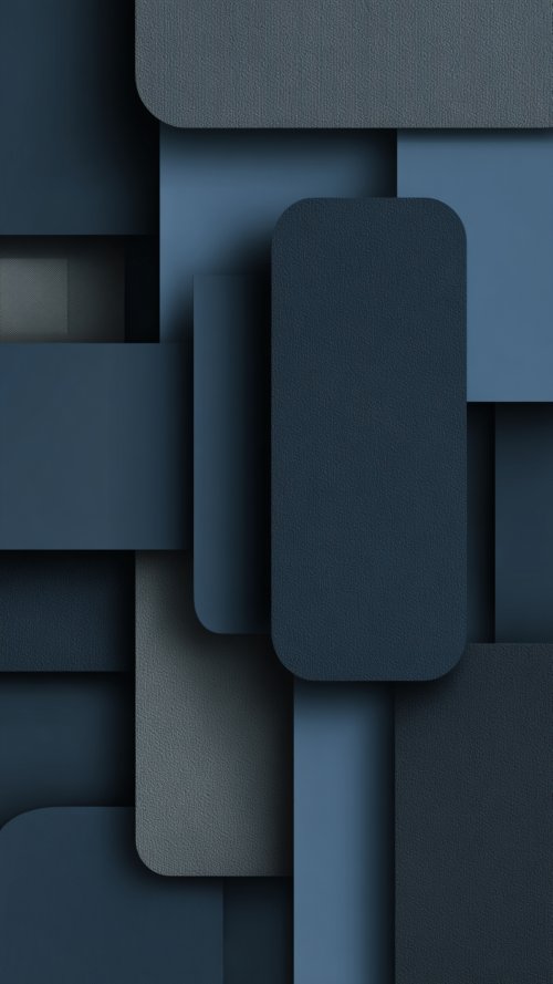 Minimalist Blue Geometric Layers - Related OpersCraft wallpaper