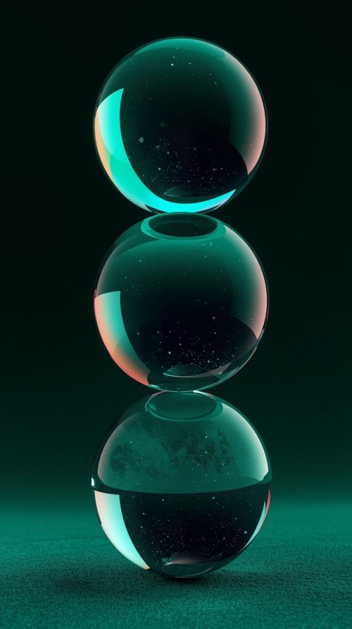 Glowing Glass Spheres - Related OpersCraft wallpaper
