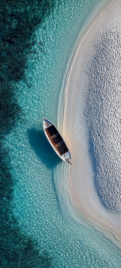 Boat on Tropical Beach - Related OpersCraft wallpaper