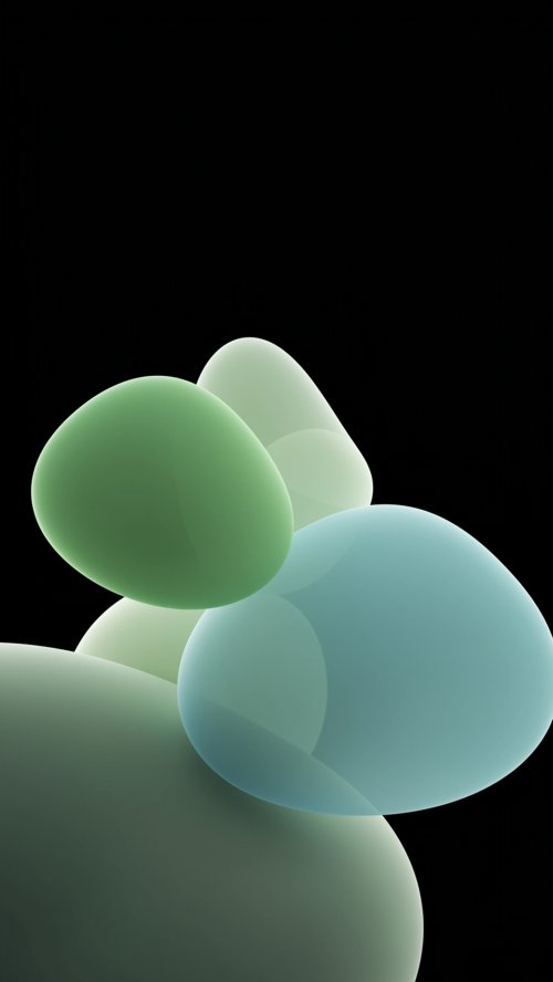 Minimalist Green Abstract Shapes - Related StockWalls wallpaper