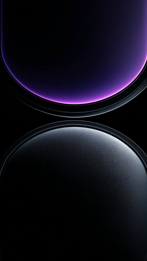 Minimal Dark Purple Sphere - Related StockWalls wallpaper