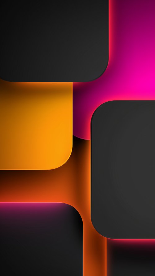 Neon Glow Abstract Layers - Related OpersCraft wallpaper