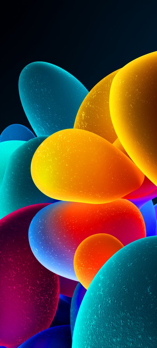 Colorful Abstract Liquid Shapes - Related StockWalls wallpaper