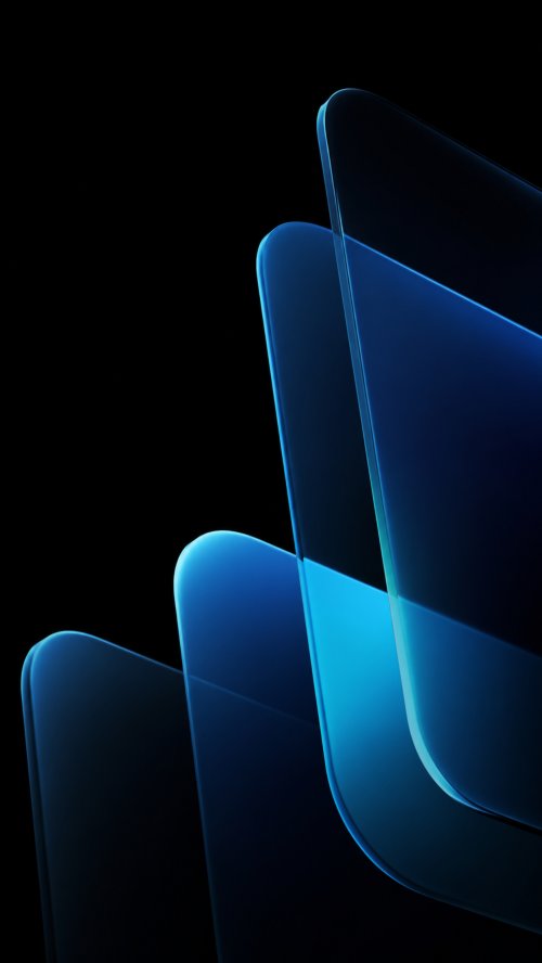 Abstract Blue Glass Layers - Related StockWalls wallpaper
