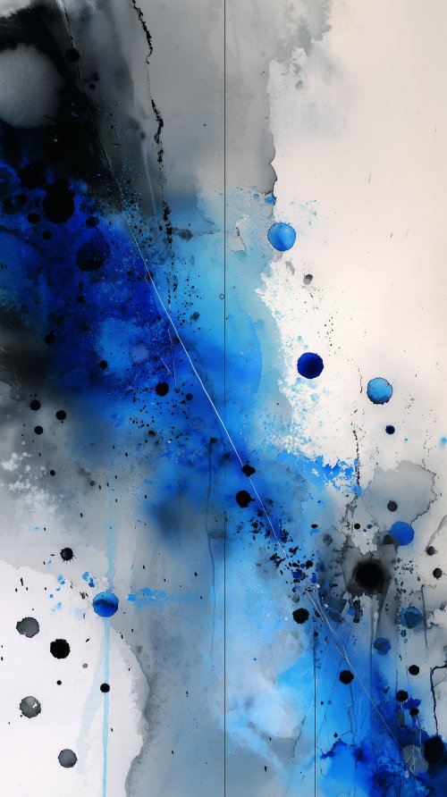 Blue Ink Watercolor Splash - Related StockWalls wallpaper