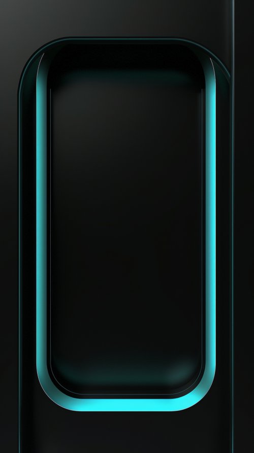 Minimalist Neon Glow Frame - Related OpersCraft wallpaper