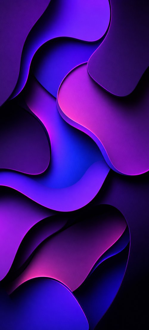 Purple Neon Abstract Waves - Related StockWalls wallpaper