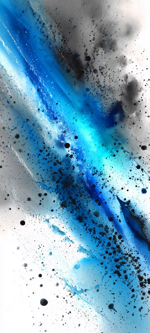 Blue Ink Splash Abstract - Related StockWalls wallpaper