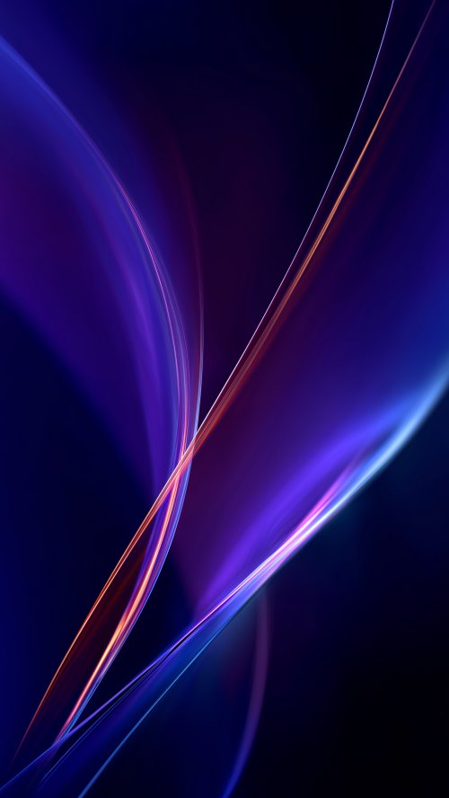 Glowing Blue Abstract Waves - Related OpersCraft wallpaper