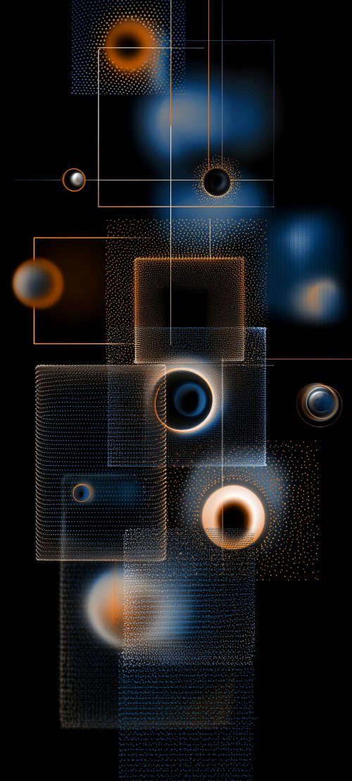 Abstract Geometric Particle Art - Related StockWalls wallpaper