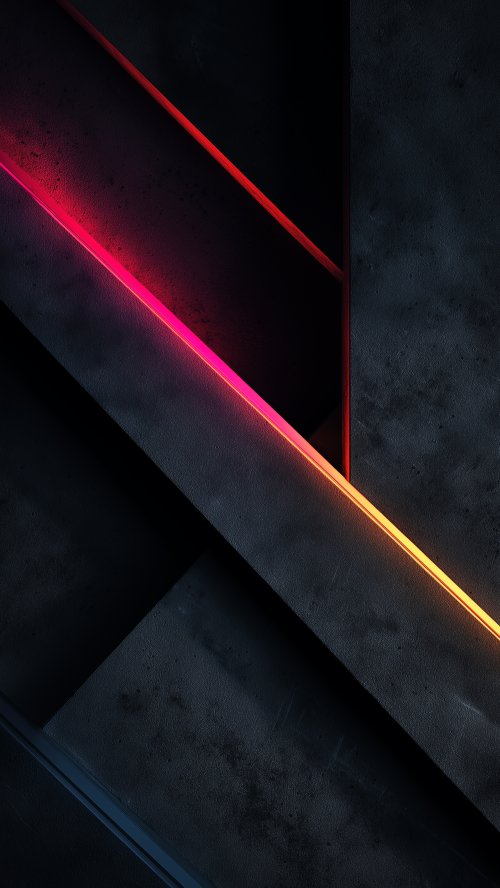 Minimalist Neon Red Lines - Related OpersCraft wallpaper