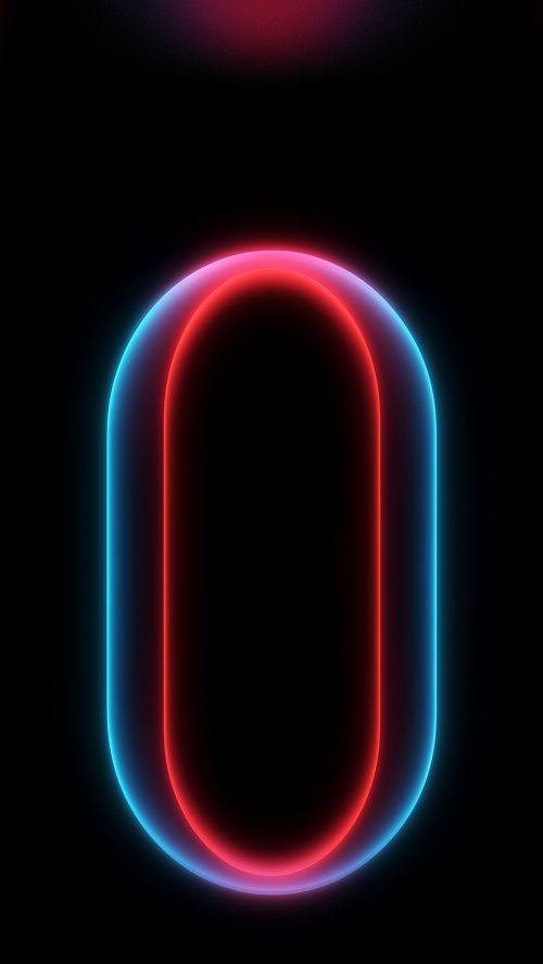 Glowing Neon Oval Frame - Related OpersCraft wallpaper