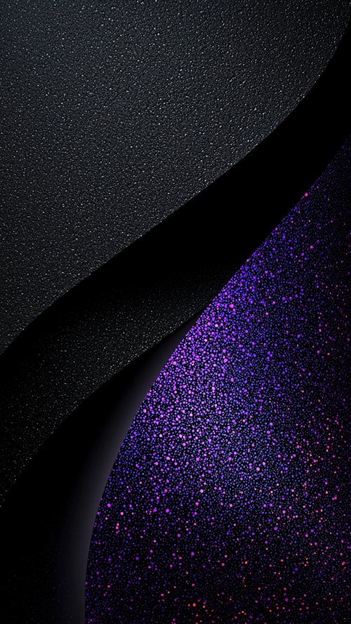Purple Glitter Dark Waves - abstract Wallpaper