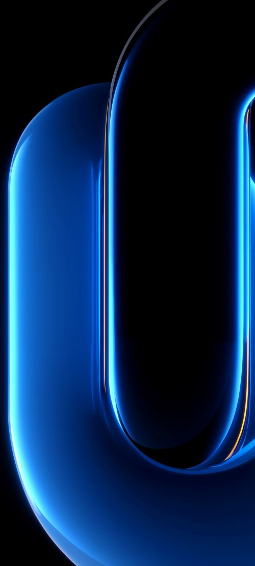 Glowing Blue Abstract Curves - Related OpersCraft wallpaper