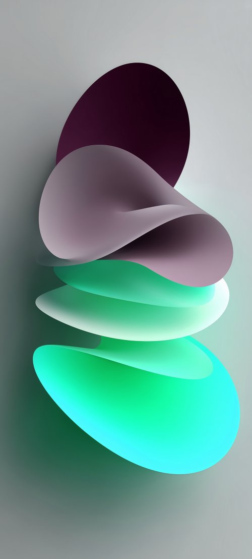Abstract Fluid Gradient Shapes - Related StockWalls wallpaper