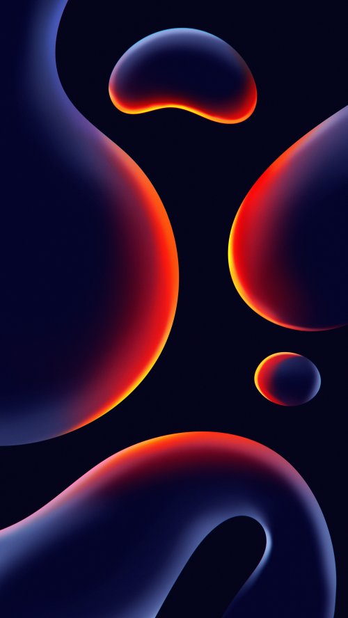 Glowing Abstract Liquid Shapes - Related OpersCraft wallpaper