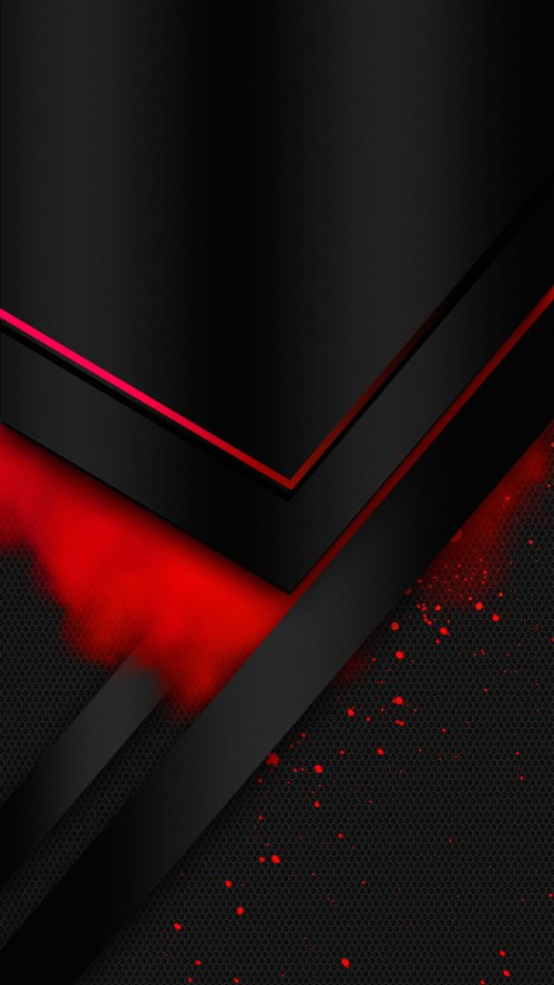 Minimalist Red Black Layers - Related StockWalls wallpaper