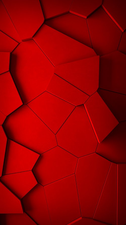 Bold Red Geometric Tiles - Related OpersCraft wallpaper
