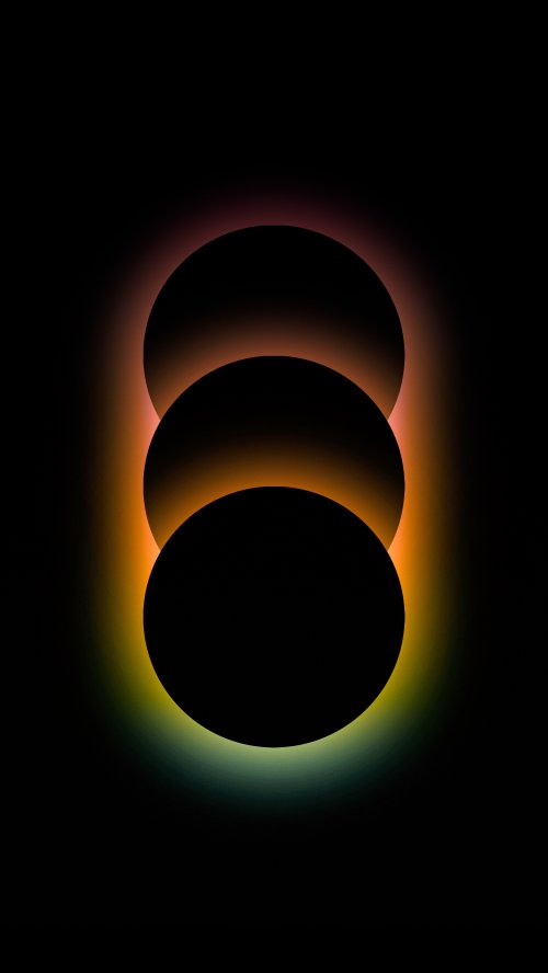 Glowing Gradient Circles - Related Darkify wallpaper