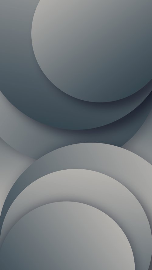 Minimalist Grey Circle Layers - Related OpersCraft wallpaper