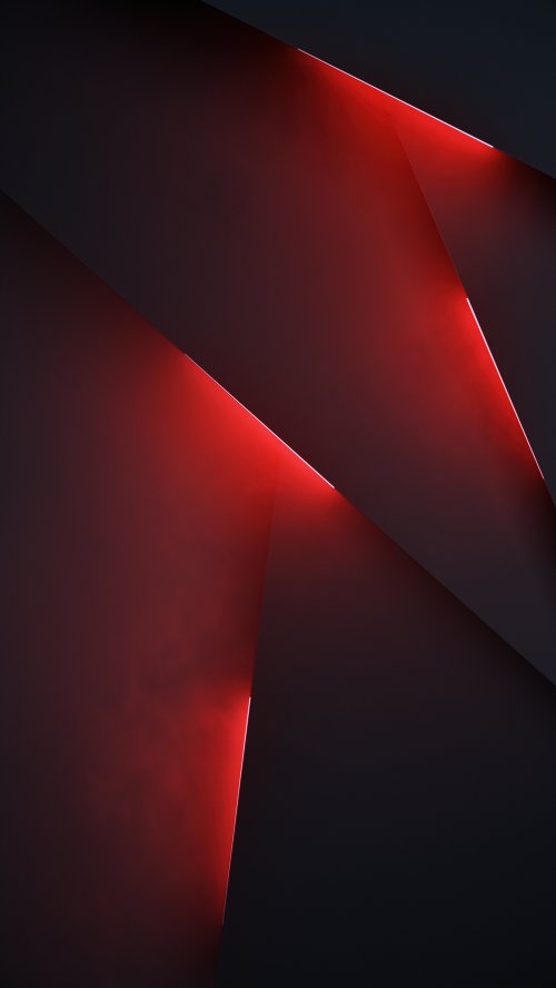 Red Neon Geometric Abstract - Related OpersCraft wallpaper