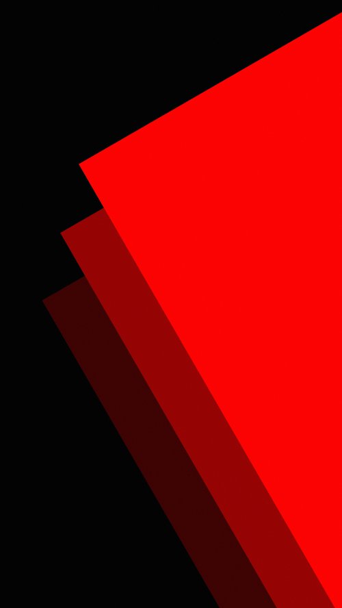 Minimalist Red Geometric Layers - Related StockWalls wallpaper