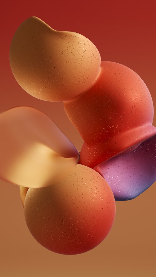 Floating Abstract Glitter Spheres - Related StockWalls wallpaper