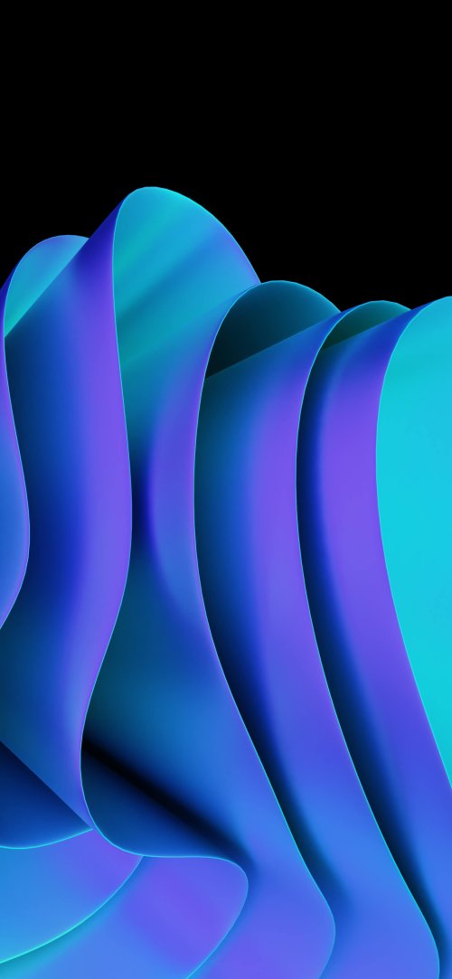 Blue Abstract Flowing Waves - Related OpersCraft wallpaper