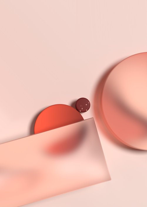 Soft Pink Geometric Shapes - Related StockWalls wallpaper