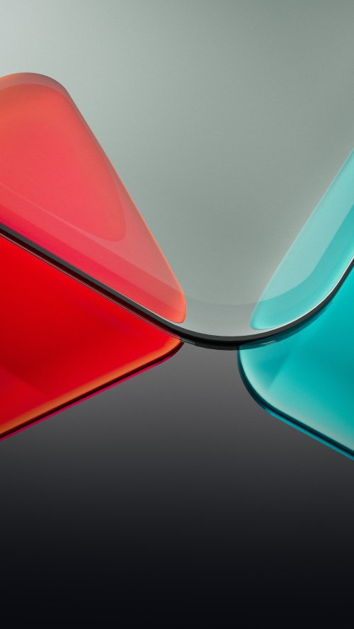 Abstract Red Cyan Glass - Related StockWalls wallpaper