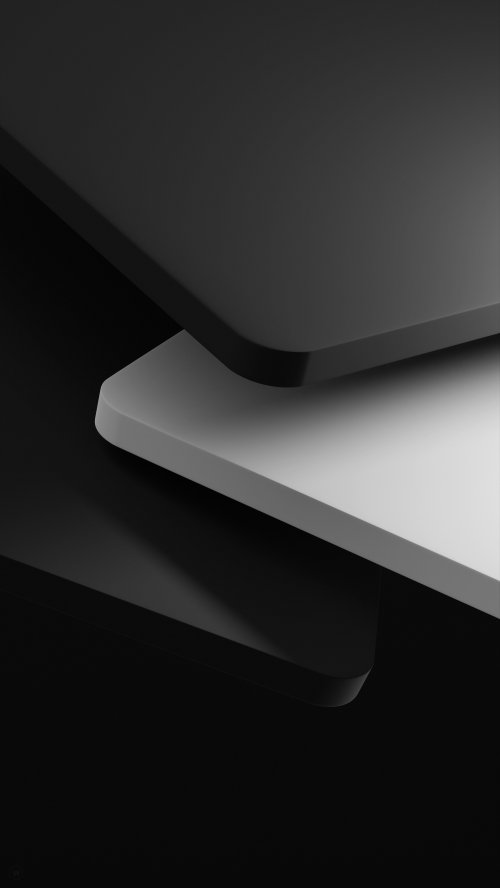 Minimalist Black White Layers - Related StockWalls wallpaper