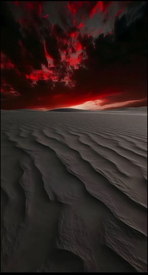 Crimson Desert Sunset Landscape - Related OpersCraft wallpaper