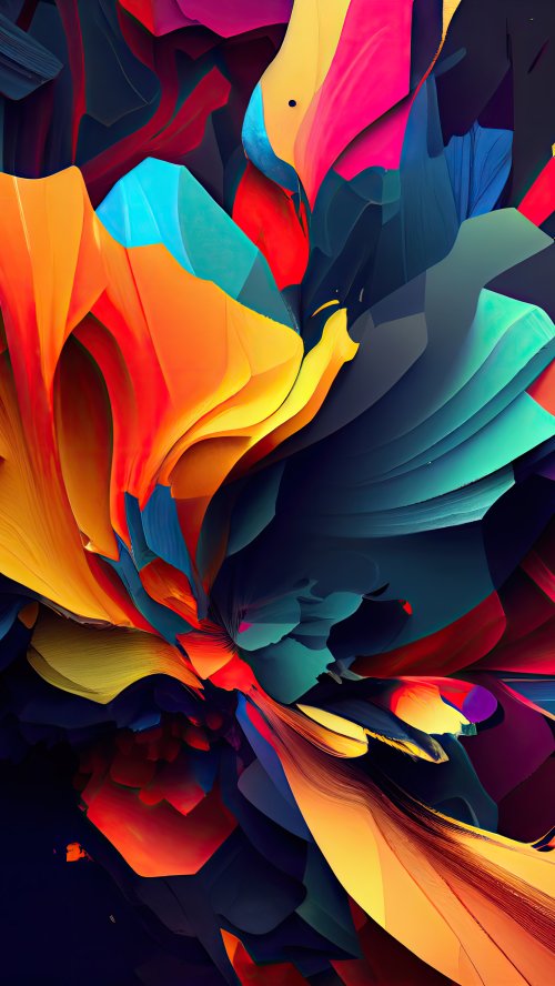 Vibrant Abstract Fluid Art - Related StockWalls wallpaper