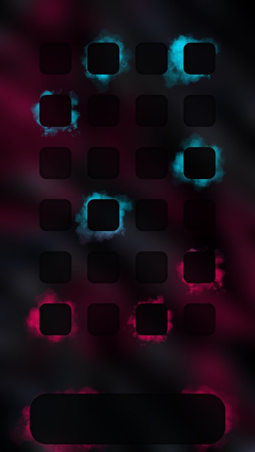 Neon Smoke App Organizer - Related OpersCraft wallpaper