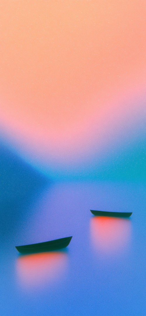 Minimalist Boats at Sunset - boat Wallpaper