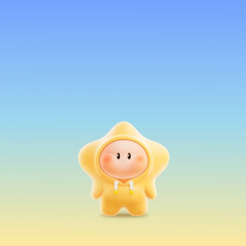 Cute Star Character Wallpaper